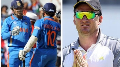Virender Sehwag and Sachin Tendulkar: Graeme Smith (getty images) Virender Sehwag and Sachin Tendulkar: Graeme Smith (getty images)