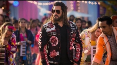 Salman Khan from his upcoming movie, Kisi Ka Bhai Kisi Ki Jaan. Salman Khan from his upcoming movie, Kisi Ka Bhai Kisi Ki Jaan.