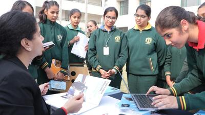 To provide global exposure to students as many as five foreign universities participated in the overseas education fair held at Delhi Public School (DPS) in Khanna. (HT File) To provide global exposure to students as many as five foreign universities participated in the overseas education fair held at Delhi Public School (DPS) in Khanna. (HT File)