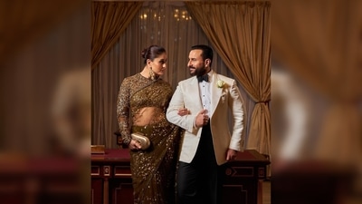 On day 2 of the festival Bollywood's iconic couple, Saif Ali Khan and Kareena Kapoor made a grand entry in glamorous outfits. (Instagram/@kareenakapoorkhan) On day 2 of the festival Bollywood's iconic couple, Saif Ali Khan and Kareena Kapoor made a grand entry in glamorous outfits. (Instagram/@kareenakapoorkhan)