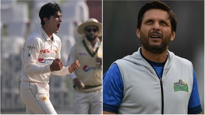 Naseem Shah; Shahid Afridi (AP/File) Naseem Shah; Shahid Afridi (AP/File)