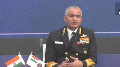 Navy Chief Admiral R Hari Kumar. (ANI) Navy Chief Admiral R Hari Kumar. (ANI)