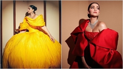 Sonam Kapoor dresses up in vibrant colours, brightens red carpet in Saudi Arabia (Instagram/@rheakapoor) Sonam Kapoor dresses up in vibrant colours, brightens red carpet in Saudi Arabia (Instagram/@rheakapoor)