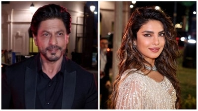 Shah Rukh Khan and Priyanka Chopra didn't interact but she was spotted clapping for him. Shah Rukh Khan and Priyanka Chopra didn't interact but she was spotted clapping for him.