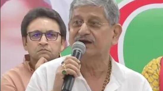 JD(U) national president Rajiv Singh alias Lalan Singh (ANI Photo)