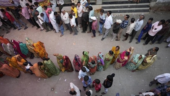 Voting for phase 1 of Gujarat elections took place on December 1. (AP) Voting for phase 1 of Gujarat elections took place on December 1. (AP)