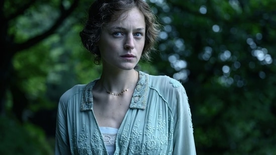 Emma Corrin stars as Constance Chatterley in the Netflix adaptation.
