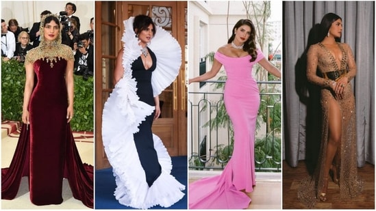 Priyanka Chopra Jonas is a daring red-carpet dresser. The actress has worn some of the most iconic and historically significant red-carpet ensembles.(Instagram)
