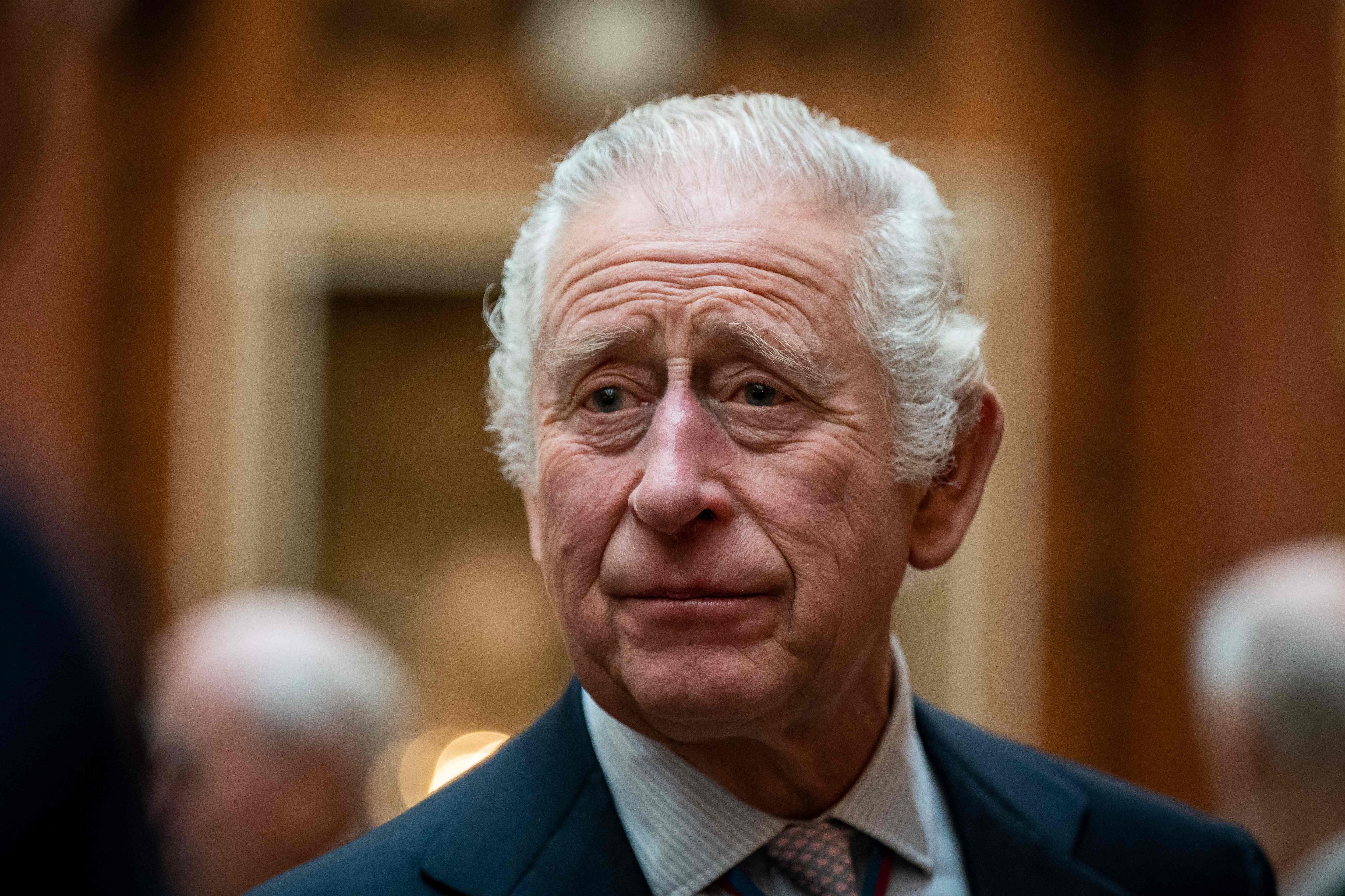 Britain's King Charles III. (Photo by Aaron Chown/POOL/AFP)