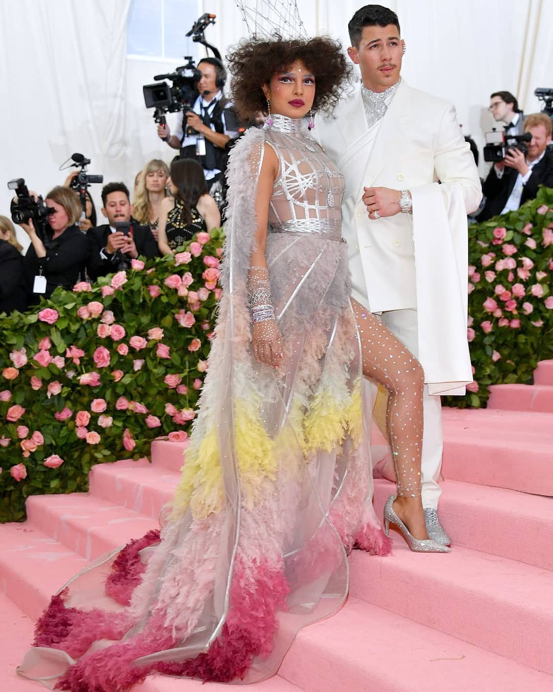 Priyanka Chopra and Nick Jonas at the Met Gala, 2019(Instagram/@priyankachopra)