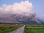 Indonesia Semeru Volcano: Mount Semeru releases volcanic materials during an eruption. Indonesia Semeru Volcano: Mount Semeru releases volcanic materials during an eruption.