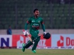 Bangladesh's Mehidy Hasan Miraz celebrates after winning the first one day international cricket match against India in Dhaka.(AP) Bangladesh's Mehidy Hasan Miraz celebrates after winning the first one day international cricket match against India in Dhaka.(AP)