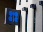 An OPEC sign seen on the day of OPEC+ meeting that was scheduled to take place in Vienna.(REUTERS)