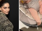 Sonam Kapoor shares a video of her son Vayu. Sonam Kapoor shares a video of her son Vayu.