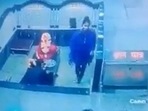 On Sunday, a Twitter user named Narendra Singh shared the CCTV footage in which the man could be seen praying in front of the idol. (source:Twitter/@NarendraNeer007)