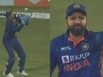 KL Rahul drop catch; Rohit Sharma(Video grab) KL Rahul drop catch; Rohit Sharma(Video grab)