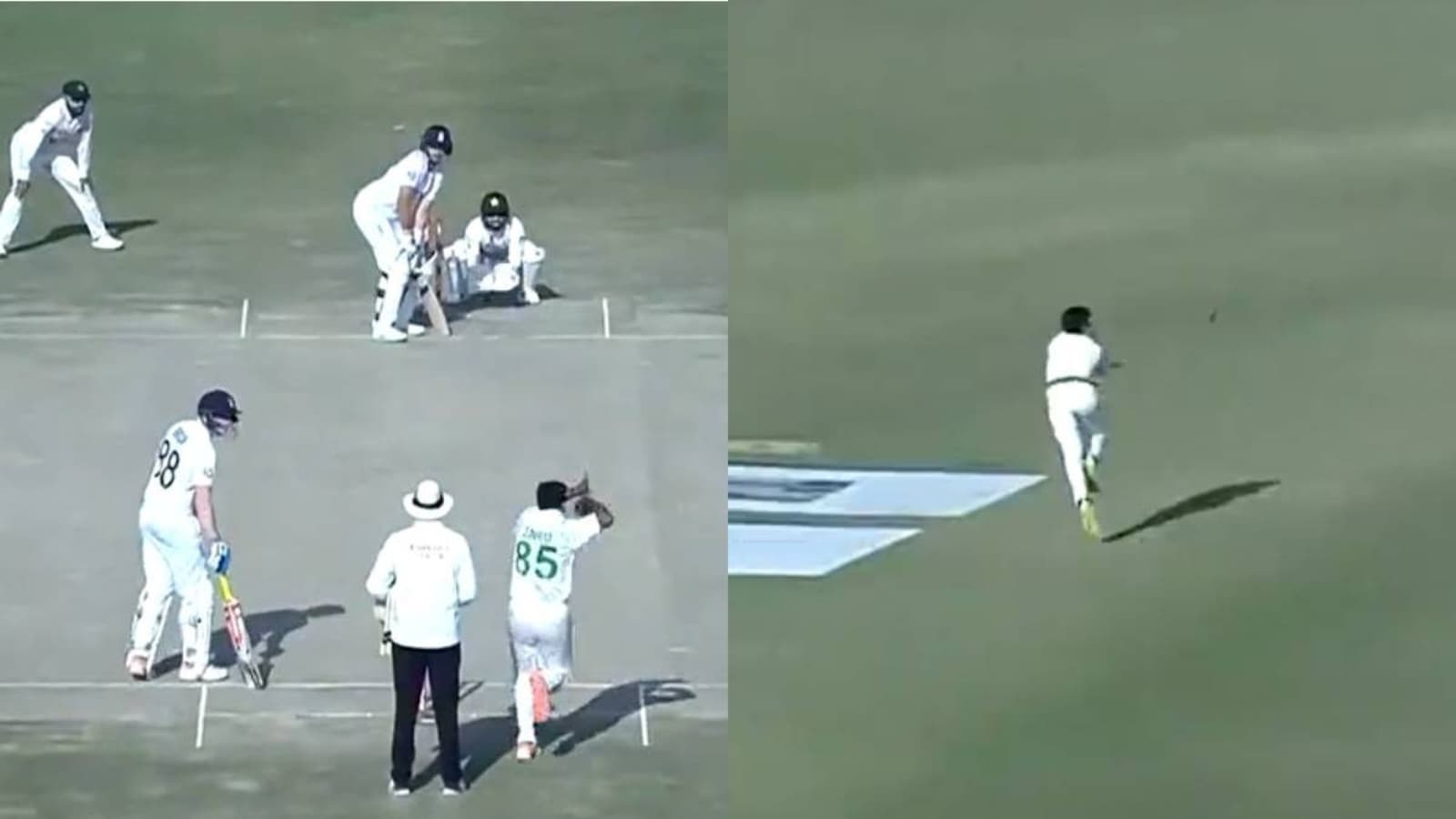 Watch: Root shocks world cricket by batting left-handed, then almost ...