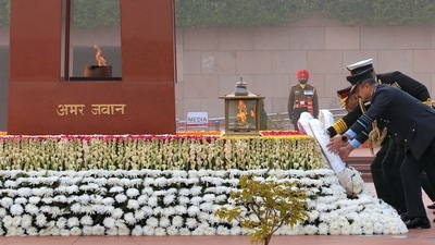 "Best wishes on Navy Day to all navy personnel and their families. We in India are proud of our rich maritime history. The Indian Navy has steadfastly protected our nation and has distinguished itself with its humanitarian spirit during challenging times," Prime Minister Narendra Modi tweeted. (PIB) "Best wishes on Navy Day to all navy personnel and their families. We in India are proud of our rich maritime history. The Indian Navy has steadfastly protected our nation and has distinguished itself with its humanitarian spirit during challenging times," Prime Minister Narendra Modi tweeted. (PIB)