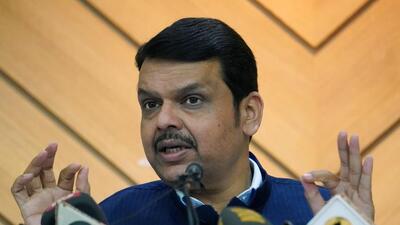 Mumbai, Oct 31 (ANI): Maharashtra Deputy Chief Minister Devendra Fadnavis addresses during the press conference over the current industrial project controversy at Mantralay, in Mumbai on Monday. (ANI Photo) (Deepak Salvi) Mumbai, Oct 31 (ANI): Maharashtra Deputy Chief Minister Devendra Fadnavis addresses during the press conference over the current industrial project controversy at Mantralay, in Mumbai on Monday. (ANI Photo) (Deepak Salvi)