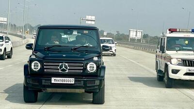 CM Shinde sitting beside, Fadnavis takes test-drive on Samruddhi Mahamarg (Photo: Twitter/@Dev_Fadnavis) CM Shinde sitting beside, Fadnavis takes test-drive on Samruddhi Mahamarg (Photo: Twitter/@Dev_Fadnavis)