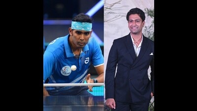 Table Tennis star and Commonwealth Gamed medallist Achanta Sharath Kamal, says he would like Vicky Kaushal to play him in his biopic. Table Tennis star and Commonwealth Gamed medallist Achanta Sharath Kamal, says he would like Vicky Kaushal to play him in his biopic.