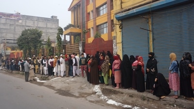 Authorities have set up 13,638 polling stations across Delhi for the exercise. According to the data shared by officials, 3,360 booths, spanning 493 locations, have been identified in critical or sensitive categories. (PTI) Authorities have set up 13,638 polling stations across Delhi for the exercise. According to the data shared by officials, 3,360 booths, spanning 493 locations, have been identified in critical or sensitive categories. (PTI)
