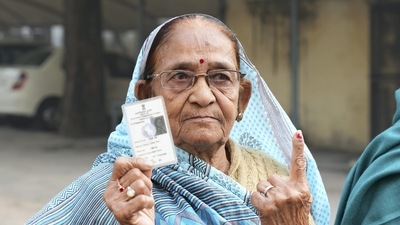 Polling began at 8 am and will continue till 5:30 pm. Votes will be counted on December 7. (PTI) Polling began at 8 am and will continue till 5:30 pm. Votes will be counted on December 7. (PTI)