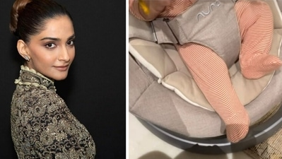 Sonam Kapoor shares a video of her son Vayu. Sonam Kapoor shares a video of her son Vayu.