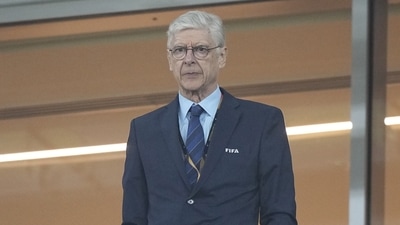 Arsene Wenger during a FIFA World Cup match. (AP)