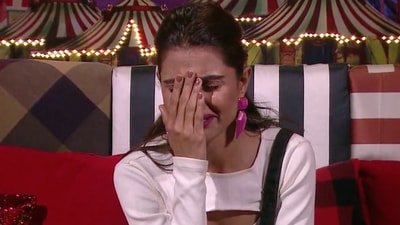 Bigg Boss 16: Priyanka Chahar Chaudhary in the confession room. Bigg Boss 16: Priyanka Chahar Chaudhary in the confession room.