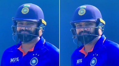 Rohit eventually fell for 27 off 31 balls Rohit eventually fell for 27 off 31 balls