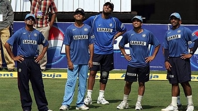 Yuvraj spent a number of years as one of the junior members of the Indian team (Getty Images)