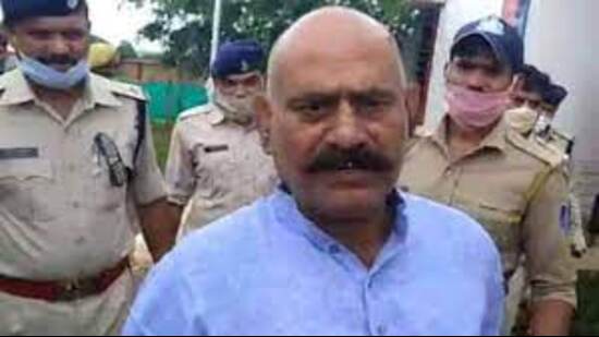 The action was taken on the directives of the Bhadohi DM under the Gangsters Act invoked against Mishra. (HT file)