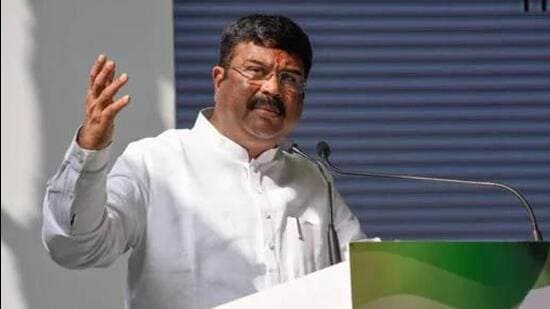 Union minister of education Dharmendra Pradhan (HT Photo) Union minister of education Dharmendra Pradhan (HT Photo)