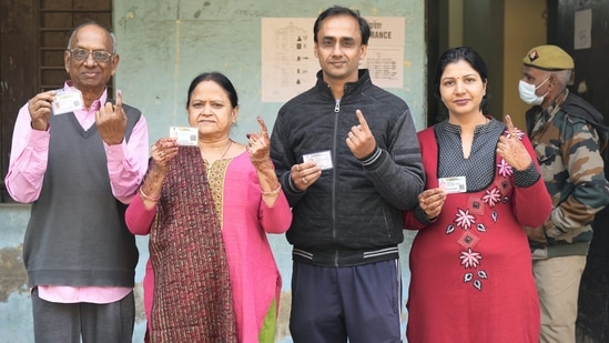 Mcd Polls Polling Underway In Delhi Amid Tight Security Hindustan Times 6749