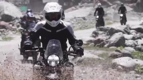 Royal Enfield Himalayan 450 will launch next year and would feature a liquid-cooled engine. There will also be a naked scrambler version of the Himalayan 450. (Photo courtesy: Instagram/sidlal) Royal Enfield Himalayan 450 will launch next year and would feature a liquid-cooled engine. There will also be a naked scrambler version of the Himalayan 450. (Photo courtesy: Instagram/sidlal)