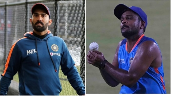 Dinesh Karthik; Sanju Samson(ANI/AP)