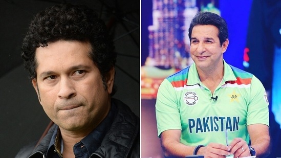 Tendulkar and Wasim were on either side one of the most heated situations in the history of the India-Pakistan rivalry(Getty/Wasim Akram Instagram)