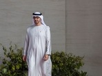 United Arab Emirates' President Sheikh Mohammed bin Zayed al-Nahyan is seen.