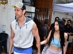Hrithik Roshan and Saba Azad out on a lunch date in Mumbai on Monday. Hrithik Roshan and Saba Azad out on a lunch date in Mumbai on Monday.