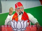 Prime Minister Narendra Modi addresses a BJP election rally in Gujarat's Anand district on Friday, Dec. 2, 2022. (PTI Photo) Prime Minister Narendra Modi addresses a BJP election rally in Gujarat's Anand district on Friday, Dec. 2, 2022. (PTI Photo)