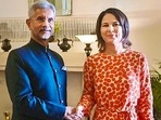External affairs minister S Jaishankar in a meeting with minister for foreign affairs of Germany Annalena Baerbock in New Delhi on Monday. External affairs minister S Jaishankar in a meeting with minister for foreign affairs of Germany Annalena Baerbock in New Delhi on Monday.
