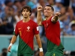 Portugal's Cristiano Ronaldo celebrates during the ongoing FIFA World Cup 2022.