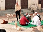 Sitting outside one of the polling stations, village elders said that the Aam Aadmi Party (AAP) government in Delhi and the Bharatiya Janata Party-ruled civic body neglected the village. Sitting outside one of the polling stations, village elders said that the Aam Aadmi Party (AAP) government in Delhi and the Bharatiya Janata Party-ruled civic body neglected the village.