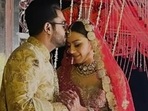 Hansika Motwani tied the knot with Sohael Kathuriya on Sunday. Hansika Motwani tied the knot with Sohael Kathuriya on Sunday.