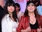 Mahima Chaudhry with daughter Ariana at Uunchai screening. (Varinder Chawla) Mahima Chaudhry with daughter Ariana at Uunchai screening. (Varinder Chawla)