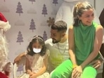 Soha Ali Khan, Kunal Kemmu and Inaaya ring in early Christmas. Soha Ali Khan, Kunal Kemmu and Inaaya ring in early Christmas.