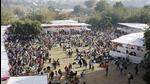 Polling underway in the second and final phase of Gujarat assembly elections in Ahmedabad. (PTI) Polling underway in the second and final phase of Gujarat assembly elections in Ahmedabad. (PTI)