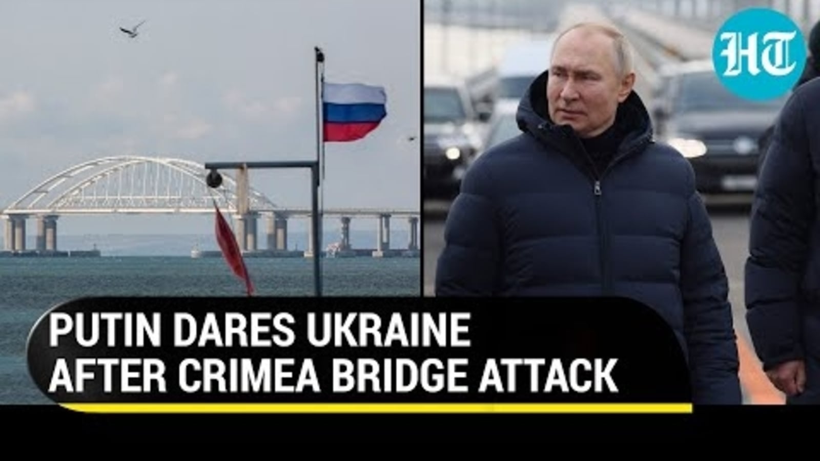 Putin Drives Car On Crimeas Kerch Bridge Two Months After Attack Hindustan Times 1596