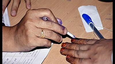 Election Commission of India (ECI) recorded 18.72% voter turnout in the Mainpuri Lok Sabha Assembly Seat, on Monday. (ANI File Photo)